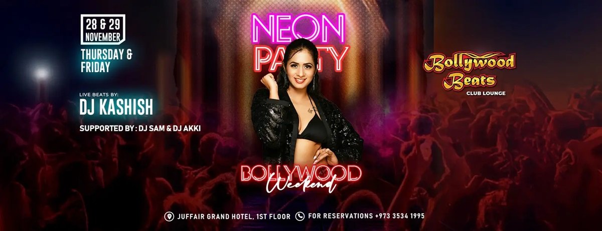 Bollywood Neon Party 