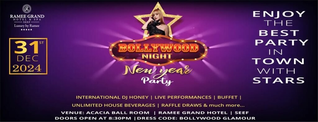 Bollywood Night – New Years Party at Ramee Grand Hotel