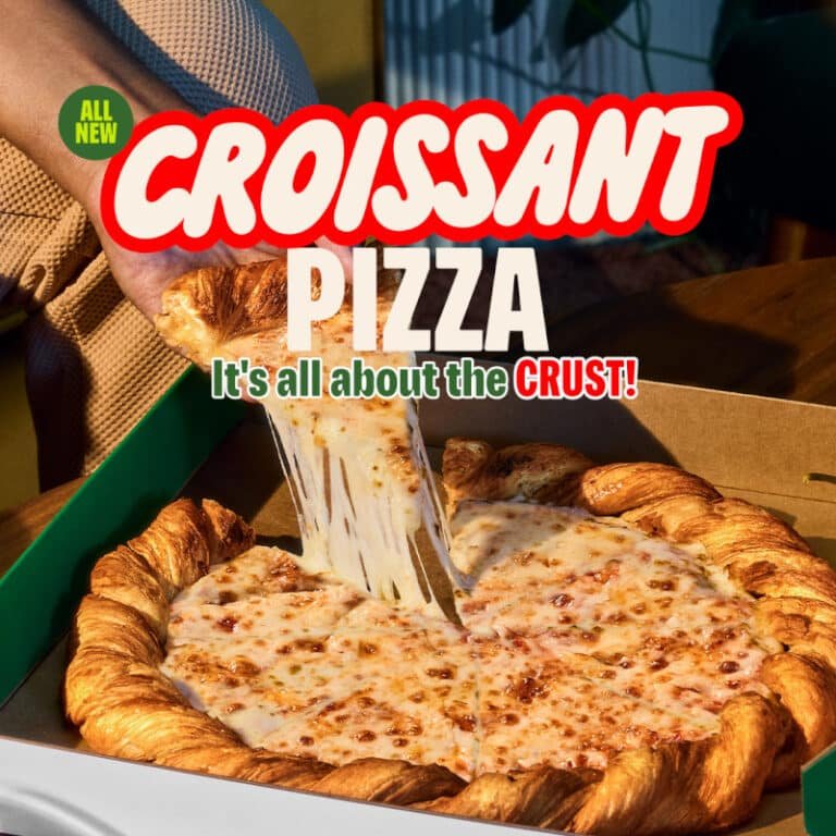 Papa Johns Croissant Pizza offer